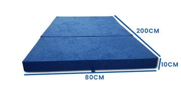 Logeermatras Opvouwbaar | 10cm dik | OP=OP!, Nieuw, 70 tot 85 cm, Ophalen of Verzenden, Matras