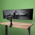 2dekans | R-Go Tools Monitorarm – Voor 2 Monitoren – Dubbele, Computers en Software, Monitoren, Ophalen of Verzenden, Zo goed als nieuw