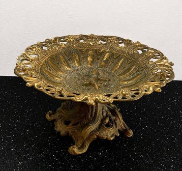 Ancienne Coupe centre de la table - Fruitmand - Brons