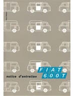1969 FIAT 600 T INSTRUCTIEBOEKJE FRANS