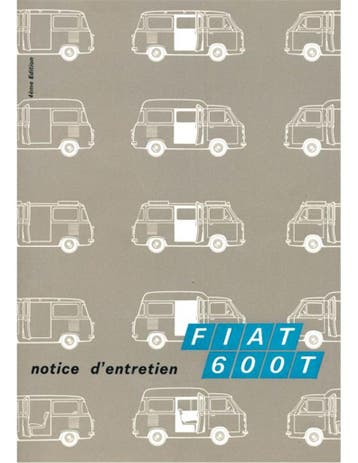 1969 FIAT 600 T INSTRUCTIEBOEKJE FRANS, Auto diversen, Handleidingen en Instructieboekjes