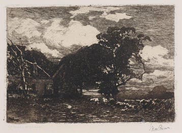 Willem de Zwart (1862-1931) - Boerderij, Antiek en Kunst