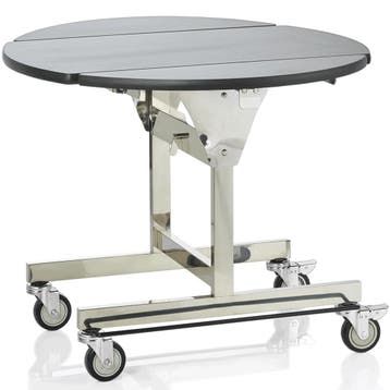 Roomservice Tafel | RVS/Hout | Wielen (Geremd) |, Verzenden, Nieuw in verpakking