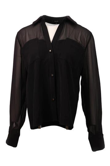 Nikkie Blouse in maat 42 Zwart, Kleding | Dames, Nikkie, Verzenden, Zo goed als nieuw, Zwart