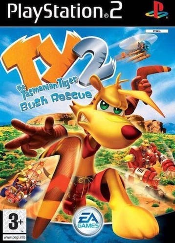 Ty the Tasmanian Tiger 2 Bush Rescue (PS2 Games), Spelcomputers en Games, Games | Sony PlayStation 2, Ophalen of Verzenden, Zo goed als nieuw