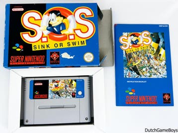 Super Nintendo / Snes - S.O.S. - Sink Or Swim - EUR, Verzenden, Gebruikt