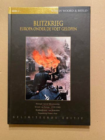 WO II - De Blitzkrieg - Informatie - Fotos - Kaarten NIEUW, Verzamelen, Ophalen of Verzenden, Boek of Tijdschrift