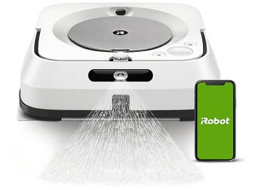 Irobot -  Braava Jet M6 - Dweilrobot Met Dweilfunctie  - Wit, Witgoed en Apparatuur, Stofzuigers, Verzenden, Nieuw, Reservoir