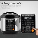 2dekans | Savoré Kitchen Rijstkoker met Stomer – 3L – 14, Witgoed en Apparatuur, Slowcookers, Ophalen of Verzenden, Zo goed als nieuw