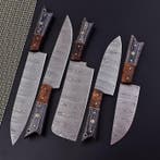 Keukenmes - Chefs knife - Handgemaakt gevouwen staal,