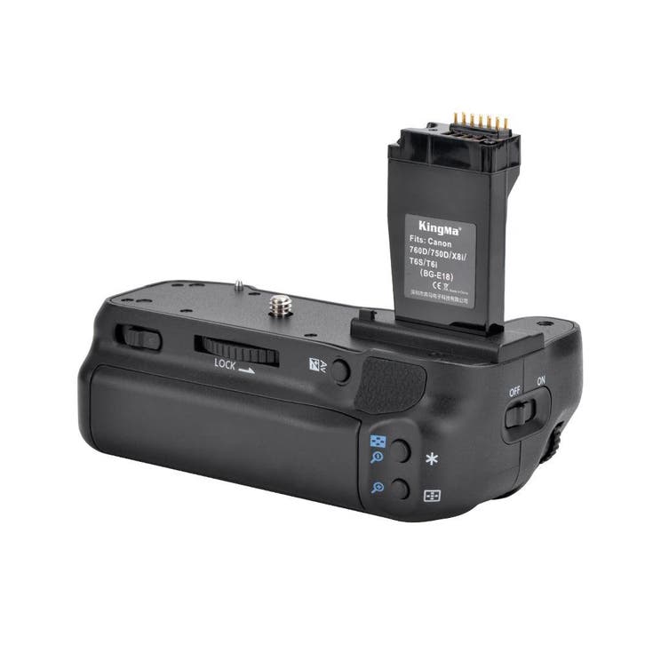 KingMa Batterijgrip voor Canon 750D/760D/T6i/T6s (Nieuw), Audio, Tv en Foto, Fotografie | Fotostudio en Toebehoren, Nieuw, Verzenden