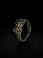 Oud-Romeins, Keizerrijk Brons Ring - 1e tot 3e eeuw na