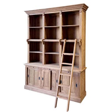 Demontabele boekenkast met ladder, Ophalen of Verzenden, Nieuw