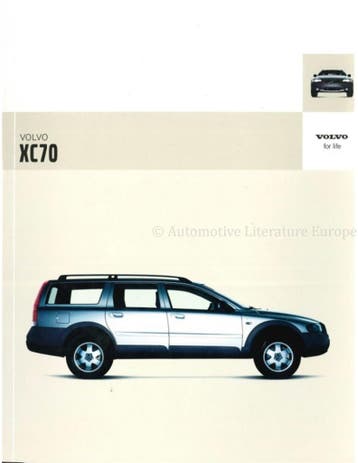 2004 VOLVO XC70 BROCHURE DUITS, Nieuw, Volvo, Author