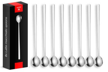 HGMD Latte macchiato lepels - 8 stuks - 17cm, Huis en Inrichting, Verzenden, Nieuw
