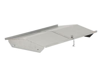Dak voor staande en verrijdbare schapenhooiruif 1,2 mtr