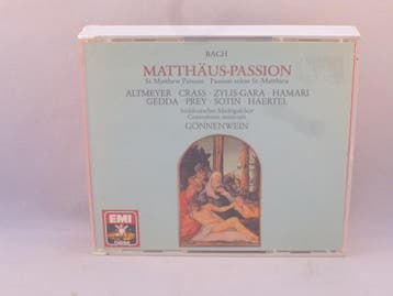 Bach - Matthäus Passion / Gönnenwein (3 CD), Cd's en Dvd's, Ophalen of Verzenden, Zo goed als nieuw