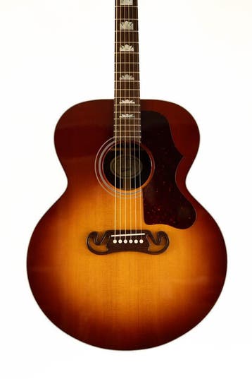 Gibson SJ-200 Studio Rosewood Burst 2022, Ophalen of Verzenden, Zo goed als nieuw, Western- of Steelstringgitaar, Met koffer