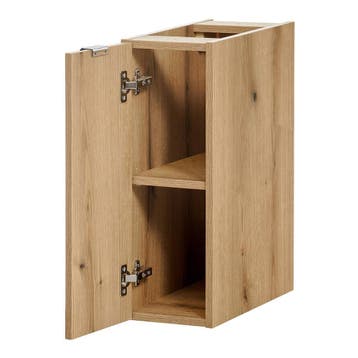 Badkamerkast Newport 59,5x20,4x40 cm eikenkleurig [en.casa], Verzenden, Nieuw