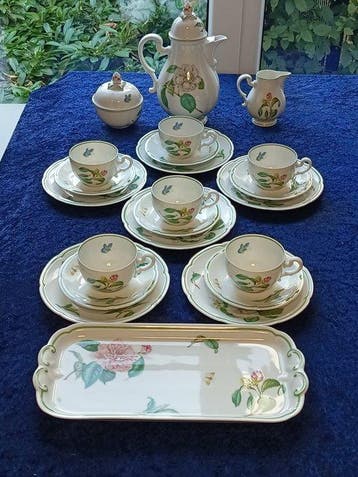 Koffie- en theeservies (22) - Porselein
