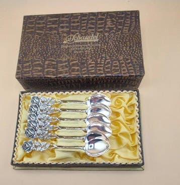 Theelepel (6) - .835 zilver