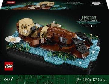 LEGO Ideas Drijvende Zeeotters - 21366, Verzenden, Nieuw
