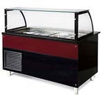 Koelbuffet 112 cm Bordeaux graniet, Nieuw in verpakking