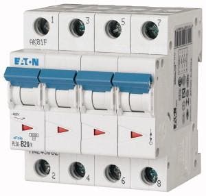 Eaton krachtgroep / 4-polig, C20A / PLS6-C20/4-MW / 243088, Ophalen of Verzenden, Nieuw, Groepenkast