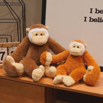 Pluche Aap Knuffel met Lange Armen - Levensecht, Zacht & Dec