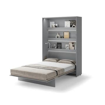 Lenart Bed Concept Verticaal Opklapbed 140x200 - Grijs, Nieuw