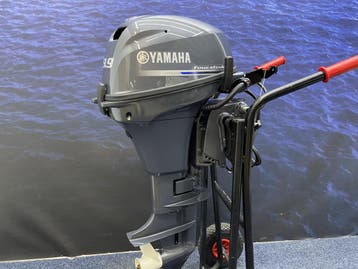 Buitenboord motor | Yamaha 9.9 | Langstaart | Elektr. start, 5 tot 10 pk, Viertaktmotor, Ophalen of Verzenden, Zo goed als nieuw