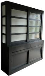 Buffetkast antraciet Nunspeet 180cm, Ophalen of Verzenden, Nieuw