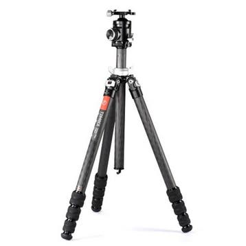 Sunwayfoto Carbon Tripod Kit T2840CE + EB-44 w/ QR Plate, Nieuw, 150 tot 175 cm, Met balhoofd, Ophalen of Verzenden