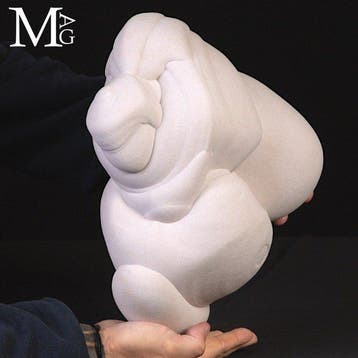 Monumentale biomorfische gogotte, een natuurlijk