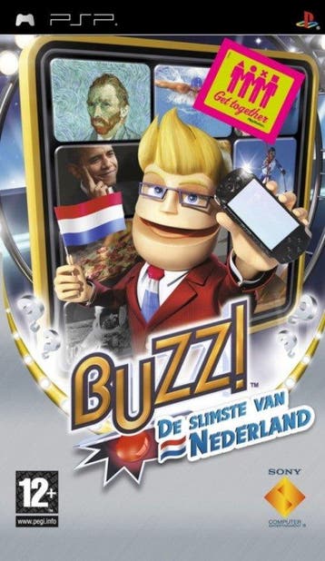 PSP Buzz: De Slimste van Nederland, Spelcomputers en Games, Verzenden, Zo goed als nieuw