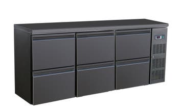 CombiSteel Barkoelkast | 537L | Zwart | 0°C/+10°C | Geforcee, Ophalen of Verzenden, Nieuw