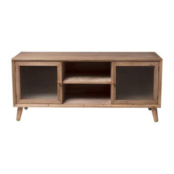Tv kast vintage - bruin - 53x120x38.5 cm, Verzenden, Nieuw