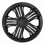 Wieldoppen  Fun Zwart 16 Inch, Auto diversen, Wieldoppen, Verzenden, Nieuw