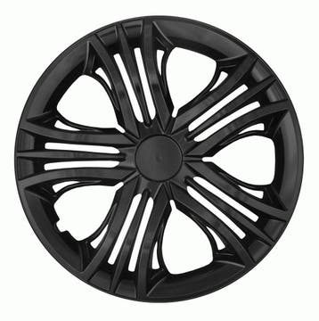 Wieldoppen  Fun Zwart 16 Inch, Auto diversen, Wieldoppen, Verzenden, Nieuw