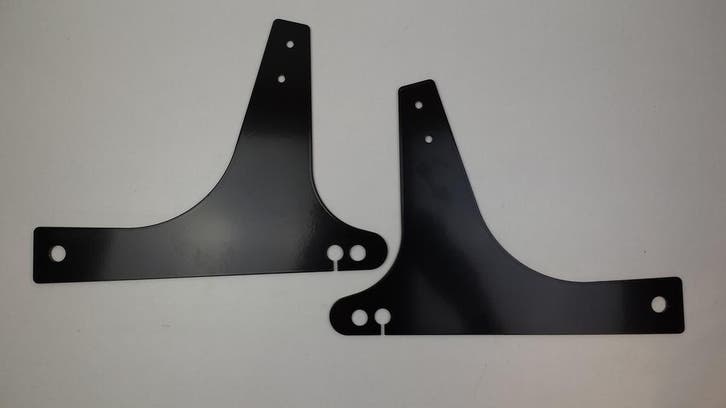 Sissybar Zijplaten compatibel met Harley Davidson Dyna Model, Motoren, Onderdelen | Harley-Davidson, Nieuw, Verzenden