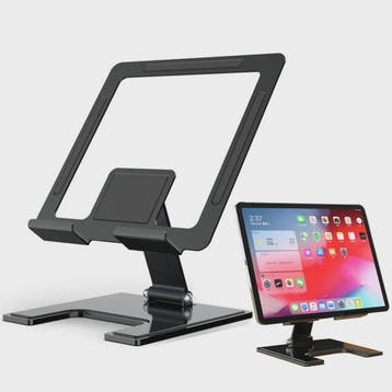 Universele Metalen Tabletstandaard - Verstelbaar & Draagbaar, Verzenden, Nieuw