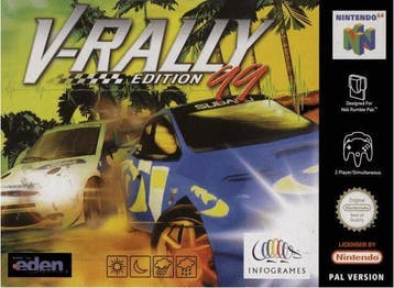V-Rally 99 - Nintendo 64 [Game Only] - Geek Out!, Racen en Vliegen, Eén computer, Zo goed als nieuw, 3 spelers of meer