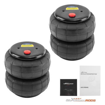 2x Universele luchtbalg 2600 lbs 1/2 NPT voor truck vering, Verzenden, Nieuw, Universele onderdelen