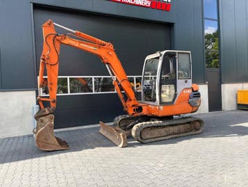 Veiling: Graafmachine Hitachi EX40-2 Diesel 26.5kW 1998, Ophalen, Graafmachine