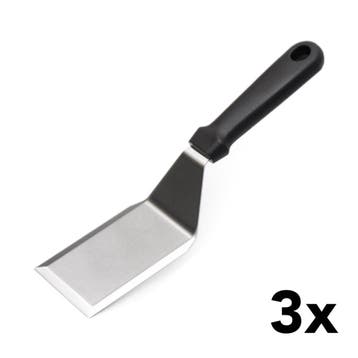 HCB Hamburger turner / zalmmes / burgermes 28,3 cm - set van, Verzenden