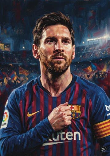 SDIMART 1996 - Lionel Messi Barcelona G.O.A.T Limited, Nieuw