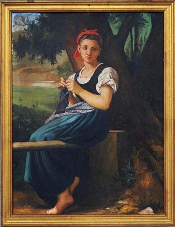 À la manière de William-Adolphe Bouguereau (1825-1905) - NO, Antiek en Kunst, Kunst | Schilderijen | Klassiek