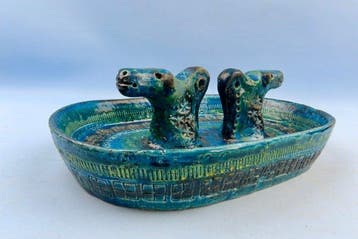 Bitossi - Aldo Londi - Asbak - Aardewerk - Rimini Blue