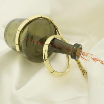 Massief gouden damescollier met staafjes (Ketting), Ophalen of Verzenden, Gebruikt, Goud, Goud