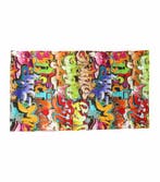 Haarband Multifunctioneel 45x25cm - Graffiti Patroon -, Nieuw